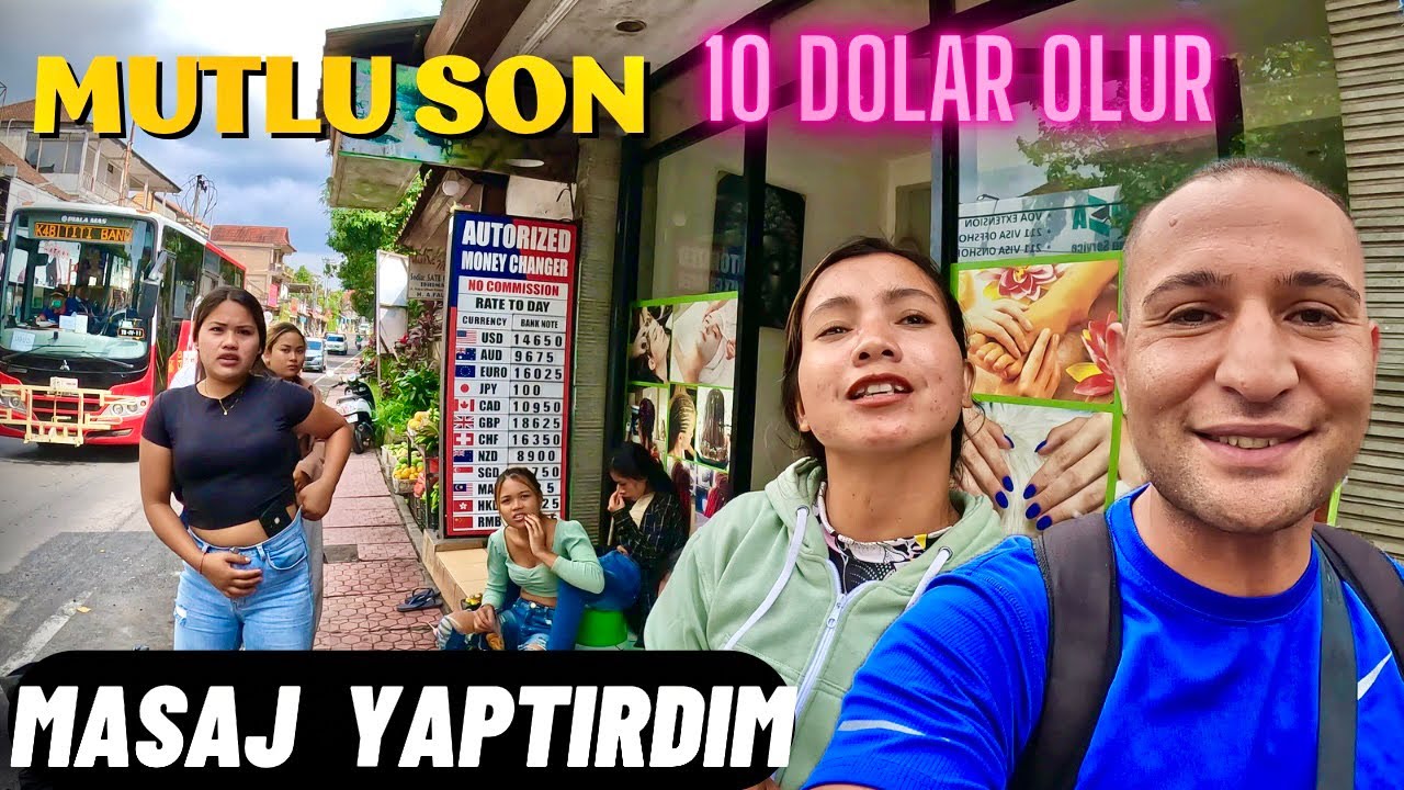 MUTLU SON MASAJ BÖYLE OLUR! BALİ SOKAKLARI GEZERKEN MASAJ YAPTIRDIM