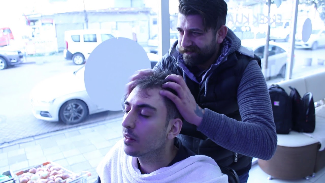 ASMR Turkish Barber Head,Face and Body Massage 90