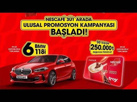 Nescafe 3'ü 1 Arada 2024-2025 Ulusal Kampanyası (Açıklamaları Mutlaka Okuyunuz)