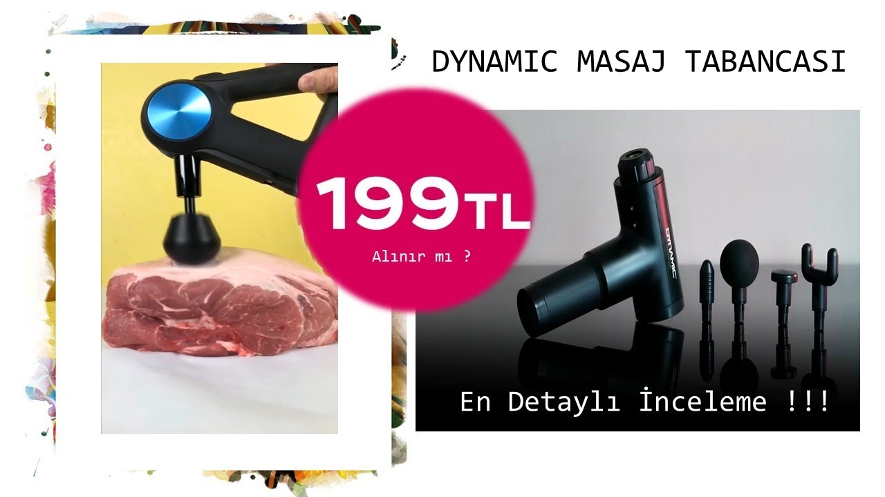 Masaj Tabancası Nasıl Kullanılır ? Dynamic Massage Gun  En Detaylı İnceleme