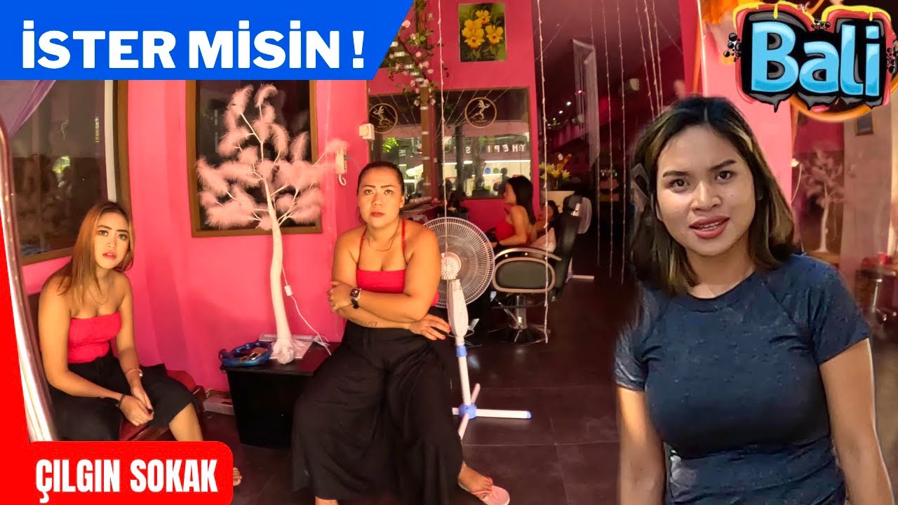 BALİ ADASI MASAJ SALONLARI EĞLENCELİ SOKAKLAR (ENDONEZYA🇮🇩)