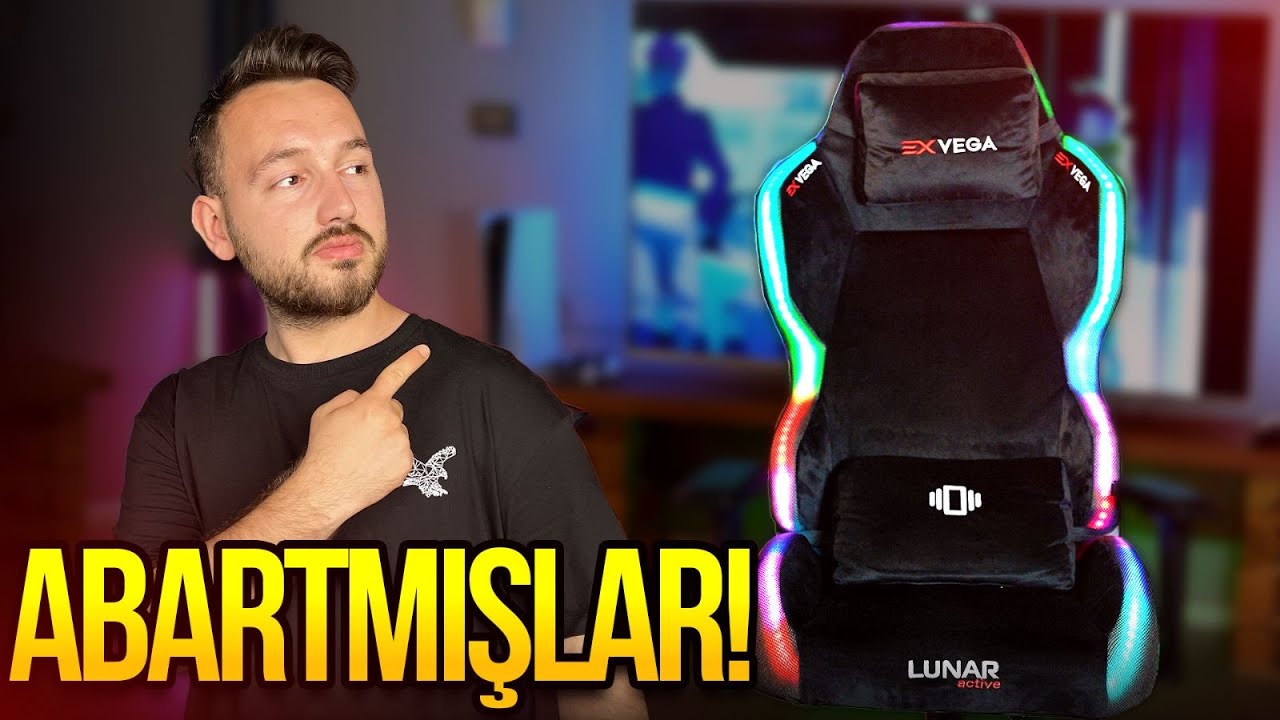 MASAJ YAPAN, MÜZİK ÇALAN, RGB OYUNCU KOLTUĞU!
