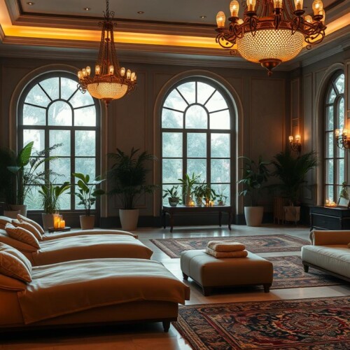 Lüks spa ortamı