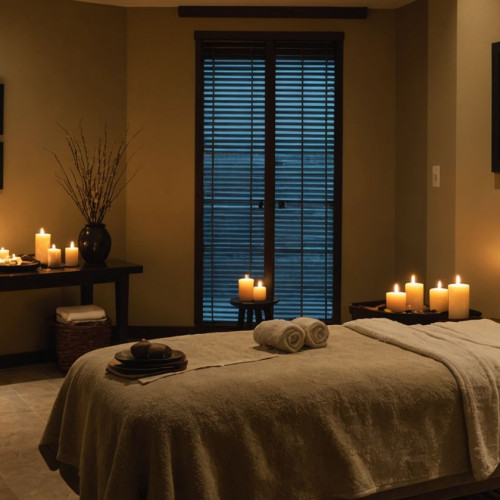 Rahatlatıcı bir spa odası